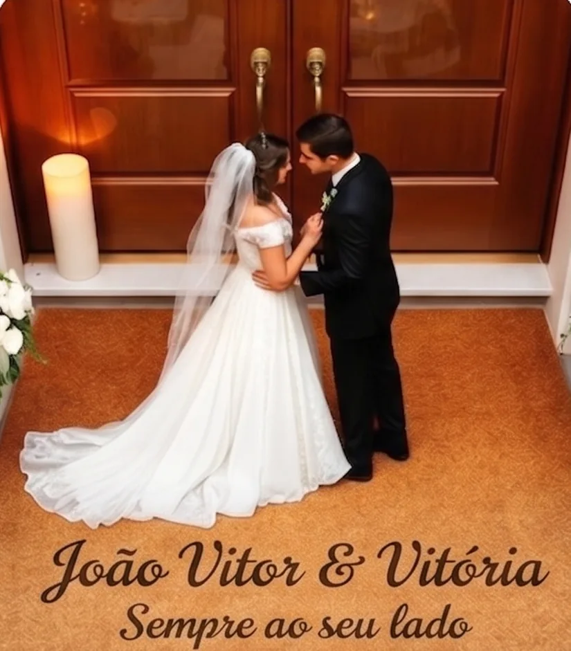 Capacho personalizado eventos feito pela Capacho Alegre